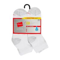 Hanes Ultimate Bonus Pack 13 Pair Quarter Ankle Socks Mens