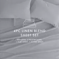 Casual Comfort Linen Rayon From Bamboo Deep Pocket Sheet Set