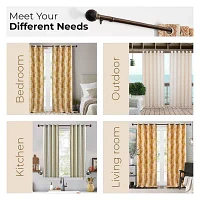 Deco Window Fusion Wood 1 Curtain Rod