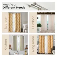 Deco Window Half Round Double Curtain Rod