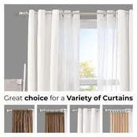 Deco Window Half Round Double Curtain Rod