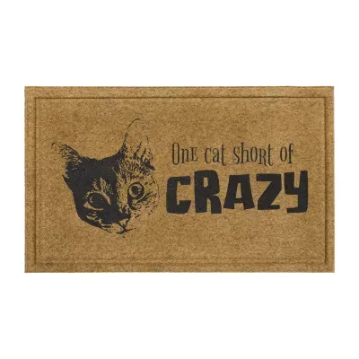 Mohawk Home Cat Crazy Polyester 18"X30" Doormat