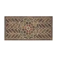 Mohawk Home Ornamental Brick Polyester 24"X48" Doormat