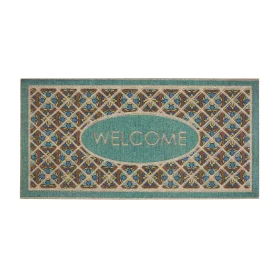 Mohawk Home Retro Tiles Polyester 24"X48" Doormat