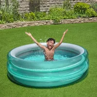 H2ogo! Big Metallic 3-Ring Inflatable Play Pool