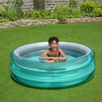 H2ogo! Big Metallic 3-Ring Inflatable Play Pool Inflatable Pool