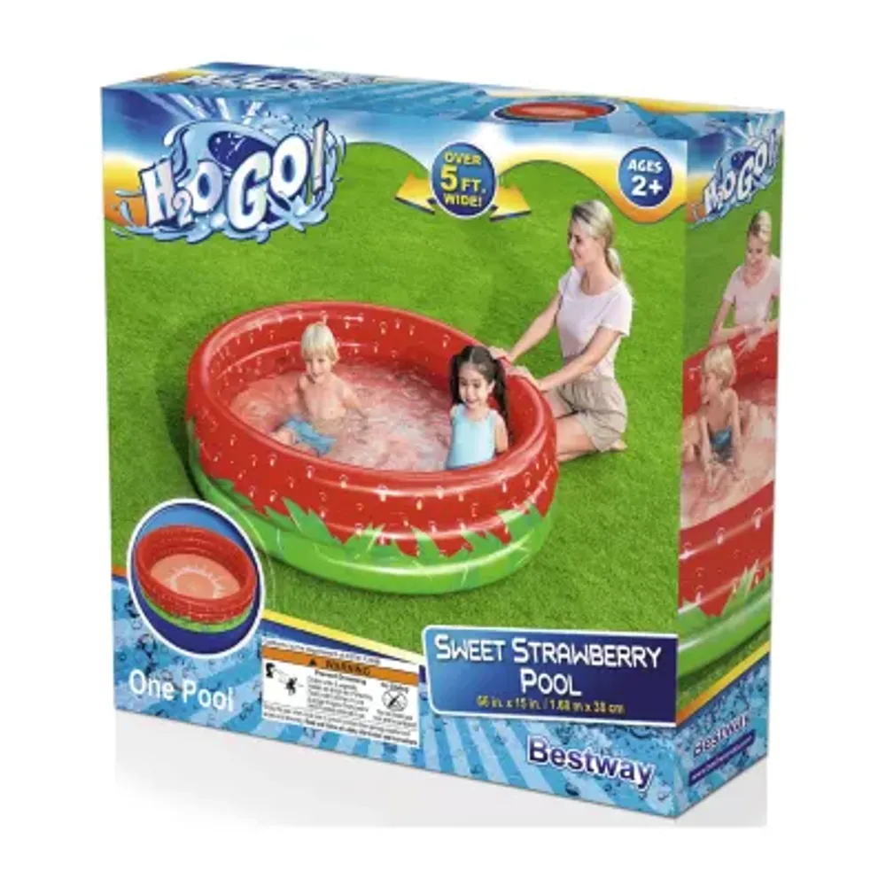 H2ogo! Sweet Strawberry Pool Inflatable Pool