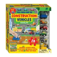 Hinkler Pull-Back-And-Go: Construction Floor Puzzle Play Mat Puzzle