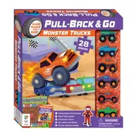 Hinkler Pull-Back-And-Go: Monster Trucks Floor Puzzle Play Mat Puzzle