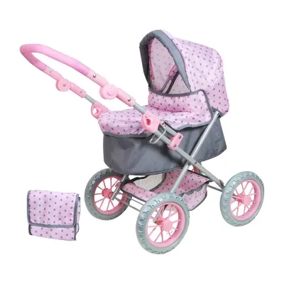 Lissi Doll Pram With Polka Dots Baby Play