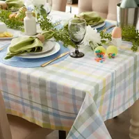 Design Imports Sweet Spring Plaid Tablecloths