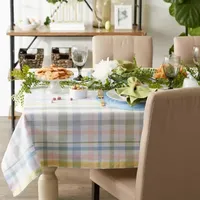 Design Imports Sweet Spring Plaid Tablecloths