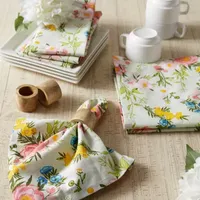 Design Imports Spring Bouquet 6-pc. Napkins