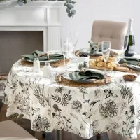 Design Imports Botanical Tablecloths