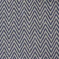 Design Imports French Blue Chevron Handloom Table Runner