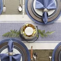 Design Imports Dobby Stripe Table Runners