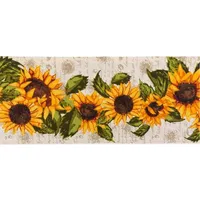 Design Imports Rustic Sunflower Table Runner