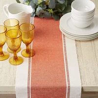 Design Imports Dobby Stripe Table Runners