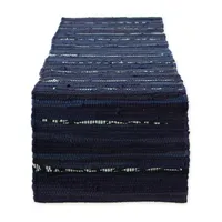 Design Imports Multi Nautical Blue Chindi Rag Runner