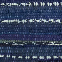 Design Imports Multi Nautical Blue Chindi Rag Runner