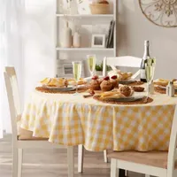 Design Imports Checkered Tabletop Tablecloths