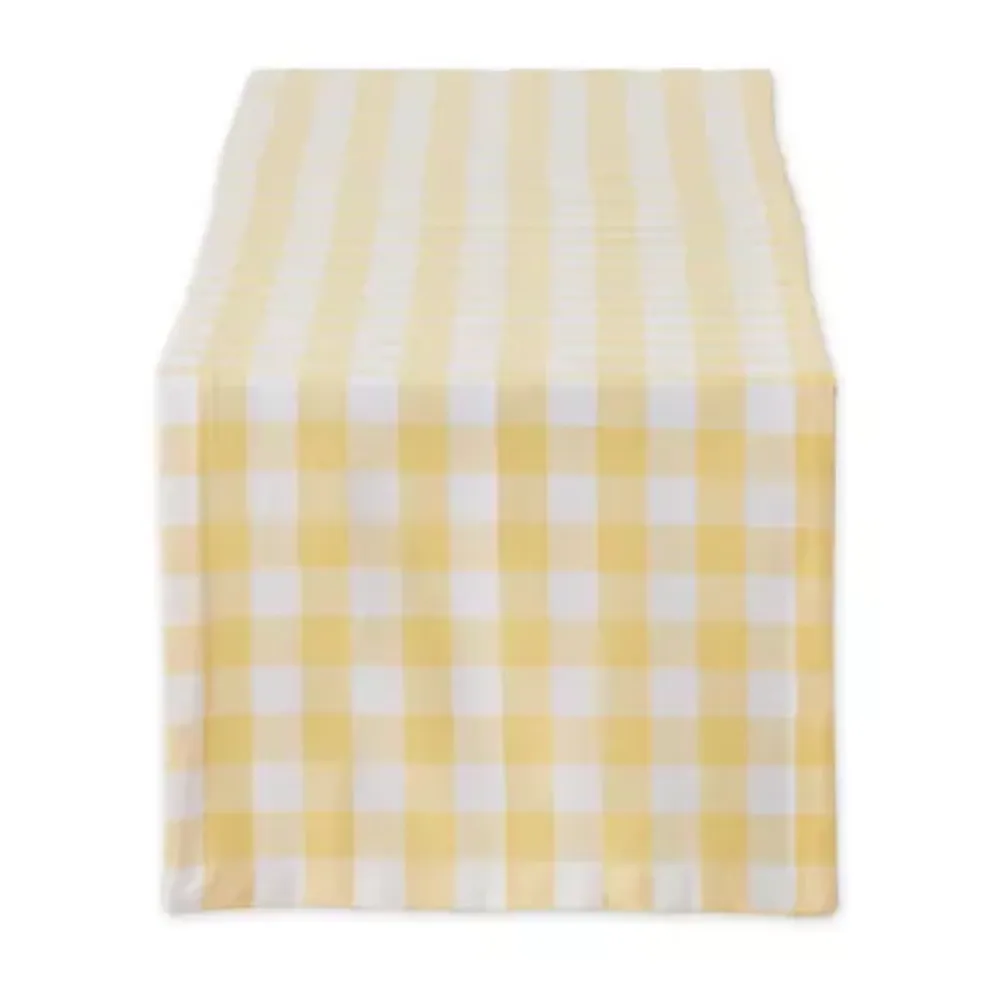 Design Imports Checkered Tabletop Table Runners