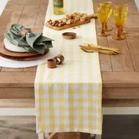 Design Imports Checkered Tabletop Table Runners