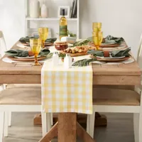 Design Imports Checkered Tabletop Table Runners