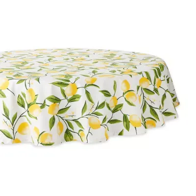 Design Imports Lemon Bliss Print Tablecloth