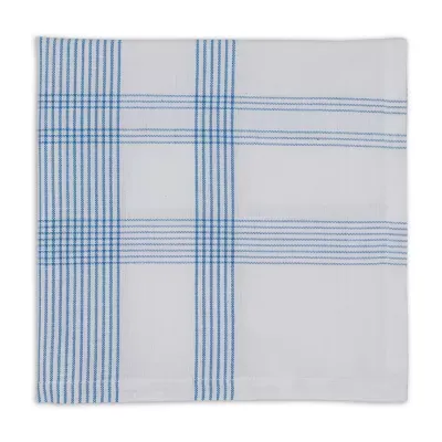 Design Imports Summer Day Plaid 6-pc. Napkins