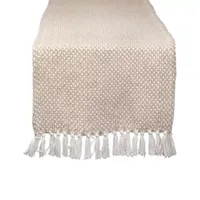 Design Imports Stone Chevron Handloom Table Runners