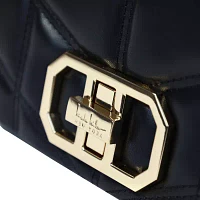 Nicole Miller Quilted Chain Shoulder Bag