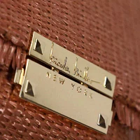 Nicole Miller Straw Shoulder Bag