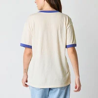 Juniors Portofino Italy Boyfriend Ringer Womens Crew Neck Graphic T-Shirt
