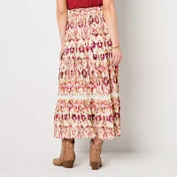 Frye and Co. Womens Midi Pleated Skirt