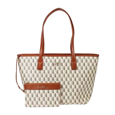 Nicole Miller Monogram Tote Bag