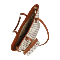 Nicole Miller Monogram Tote Bag
