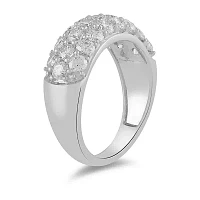 Womens 2 CT. T.W. Lab Grown White Diamond Sterling Silver Cocktail Ring
