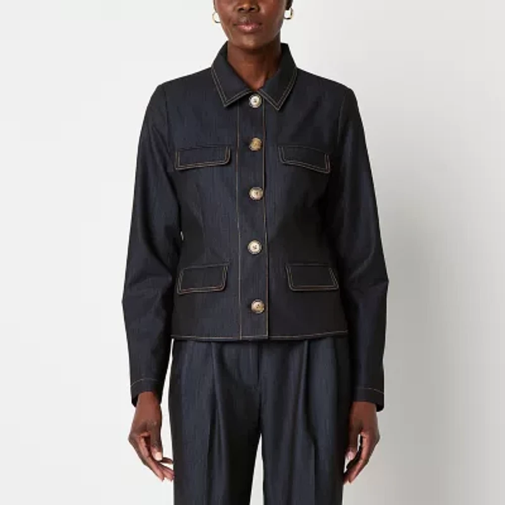 Worthington Womens Regular Fit Blazer Tall
