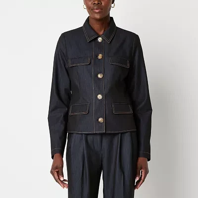 Worthington Womens Regular Fit Blazer Tall