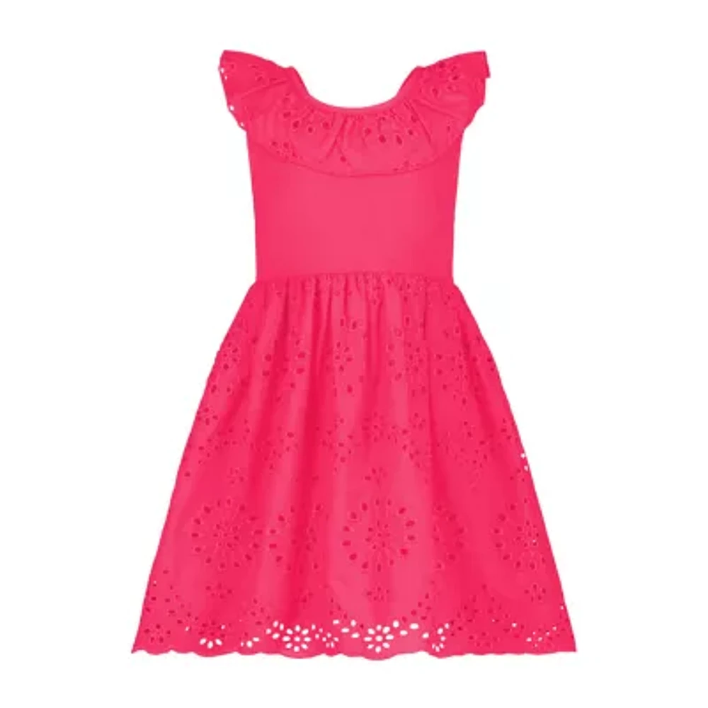 Blueberi Boulevard Toddler Girls Sleeveless A-Line Dress