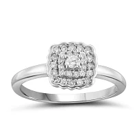 1/4 CT. T.W. Diamond 10K White Gold Ring
