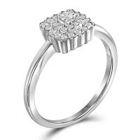1/4 CT. T.W. Diamond 10K White Gold Ring