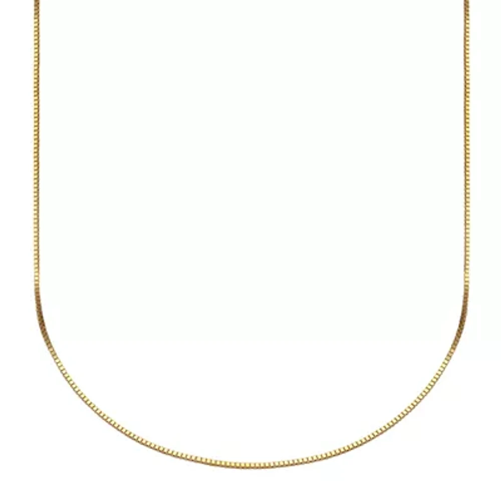 10K Gold Venetian Box Chain Necklace