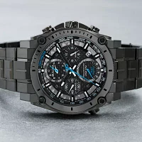 Bulova Precisionist Mens Chronograph Gray Stainless Steel Bracelet Watch 98b229