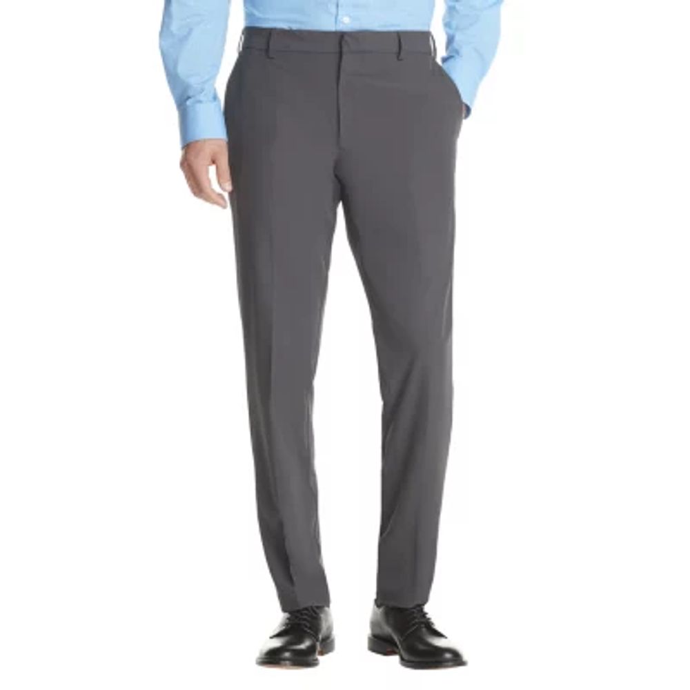 Van Heusen Stain Shield Mens Slim Fit Flat Front Pant