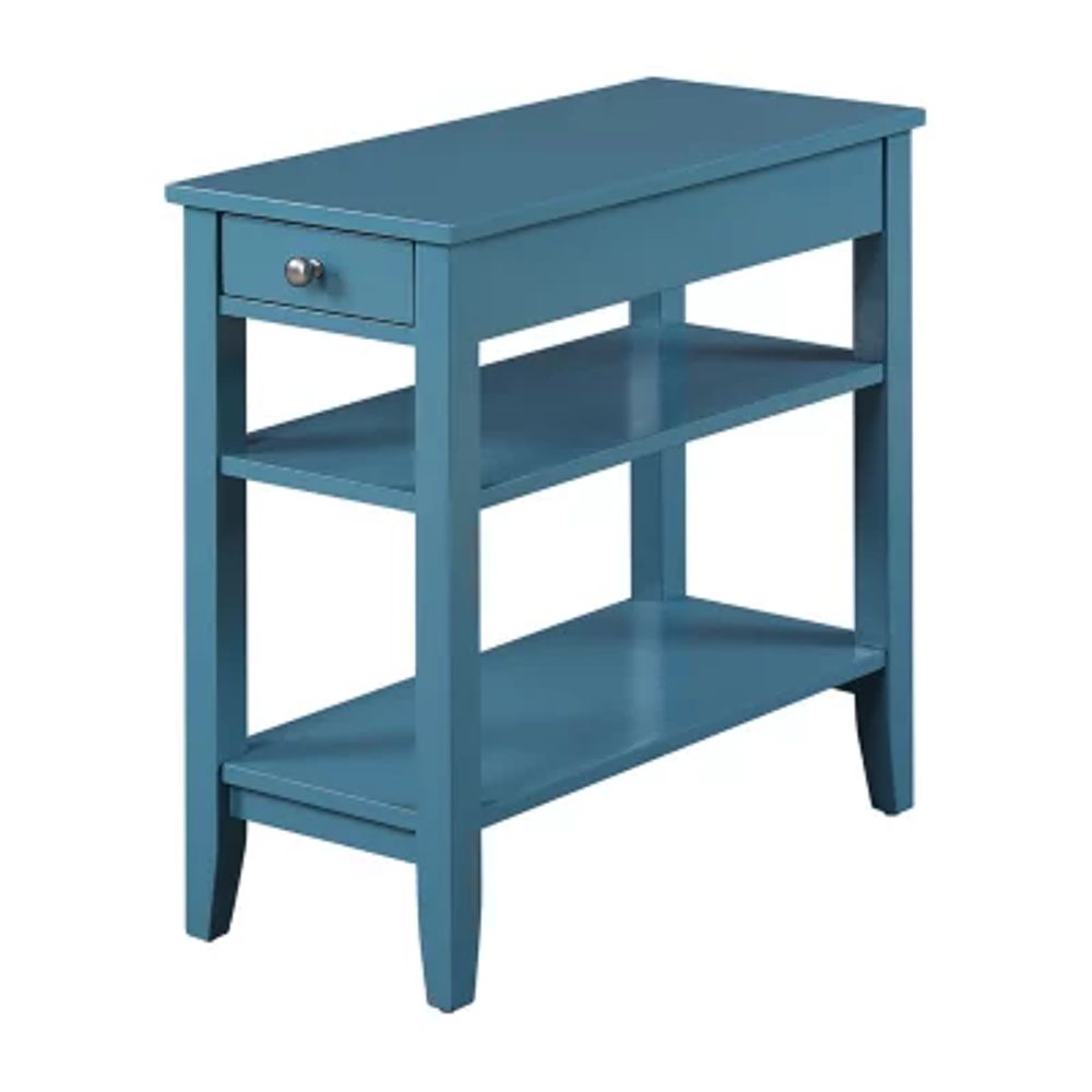 American Heritage 3-Tier End Table with Drawer