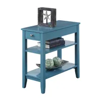 American Heritage 3-Tier End Table with Drawer