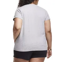 Champion Womens Crew Neck Short Sleeve T-Shirt Plus