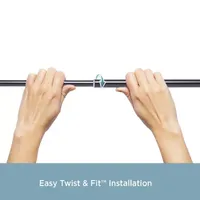 Kenney Twist & Fit 5/8 Tension Curtain Rod